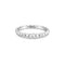 Silver Cubic Zirconia Round Dome Ring